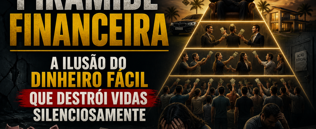 Pirâmide Financeira: A Ilusão do Dinheiro Fácil Que Destrói Vidas Silenciosamente